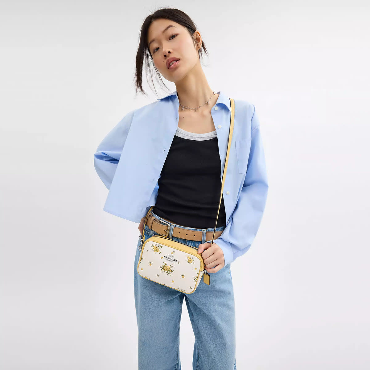 Mini Jamie Camera Bag With Floral Print 5