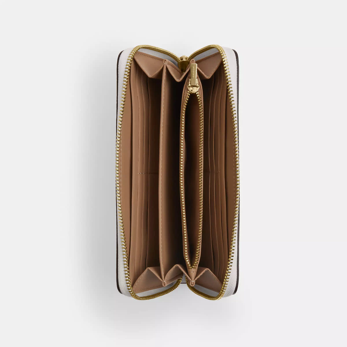 Long Zip Around Wallet In Signature Canvas 5