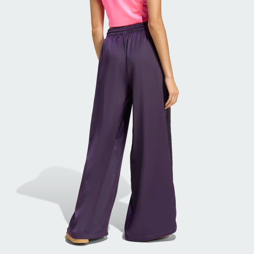 Adidas Adicolor Satin Wide Leg Track Pants Women 2