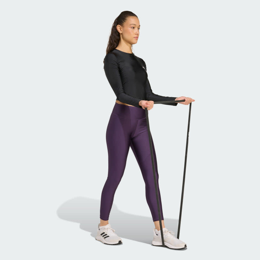 Adidas Workout Essentials Long-Sleeve Shirt Shine Women 3