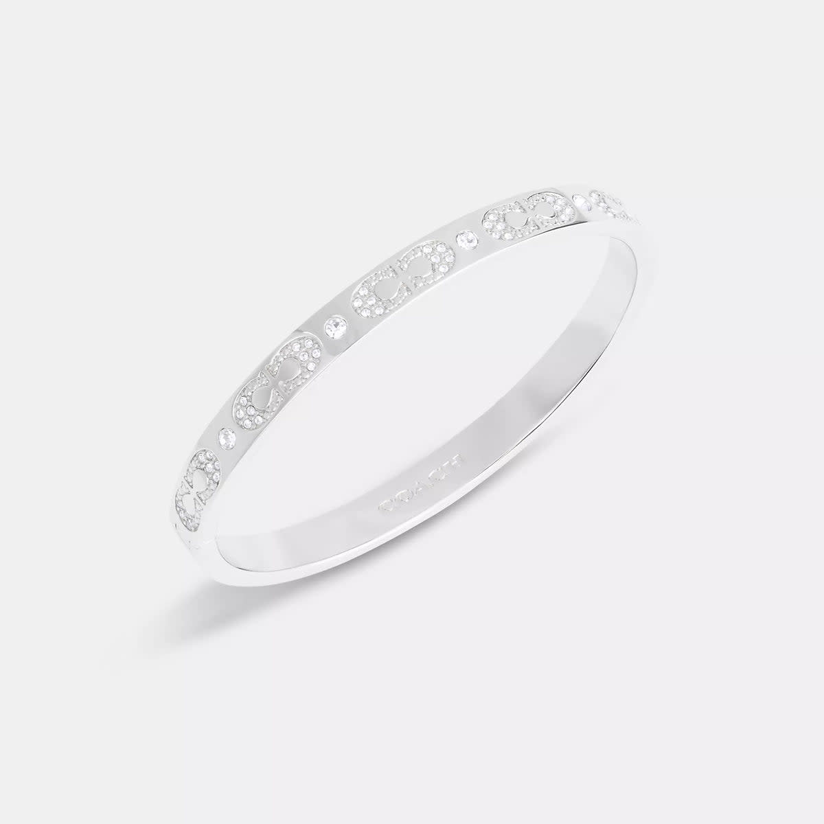 Signature Pavé Hinged Bangle 2