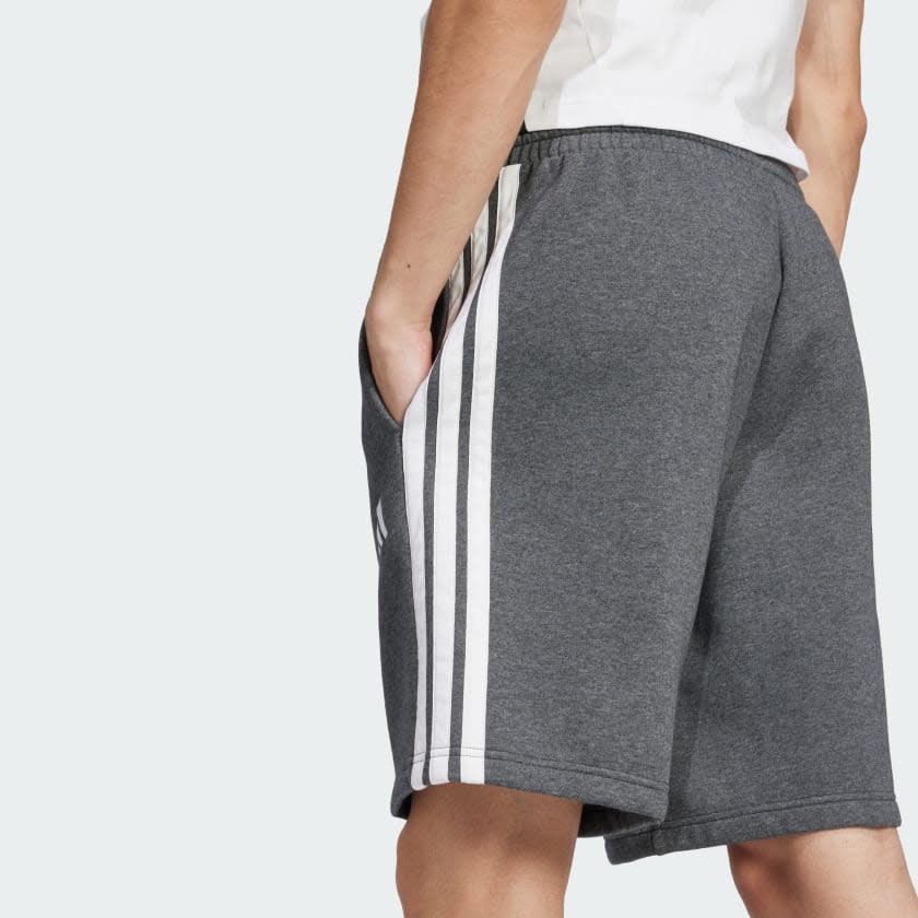 Adidas Essentials 3-Stripes Fleece Shorts Men 4