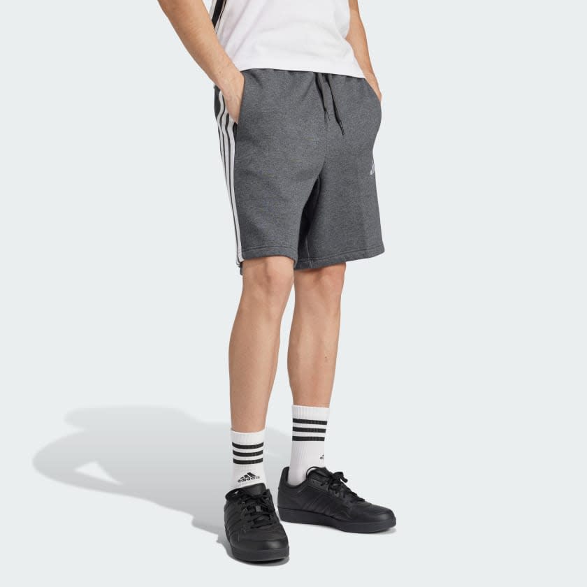 Adidas Essentials 3-Stripes Fleece Shorts Men 3