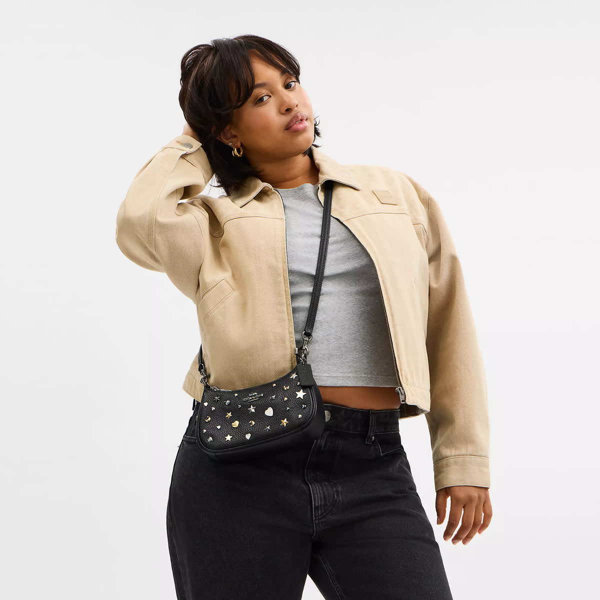 Teri Mini Crossbody Bag With Rivets 4