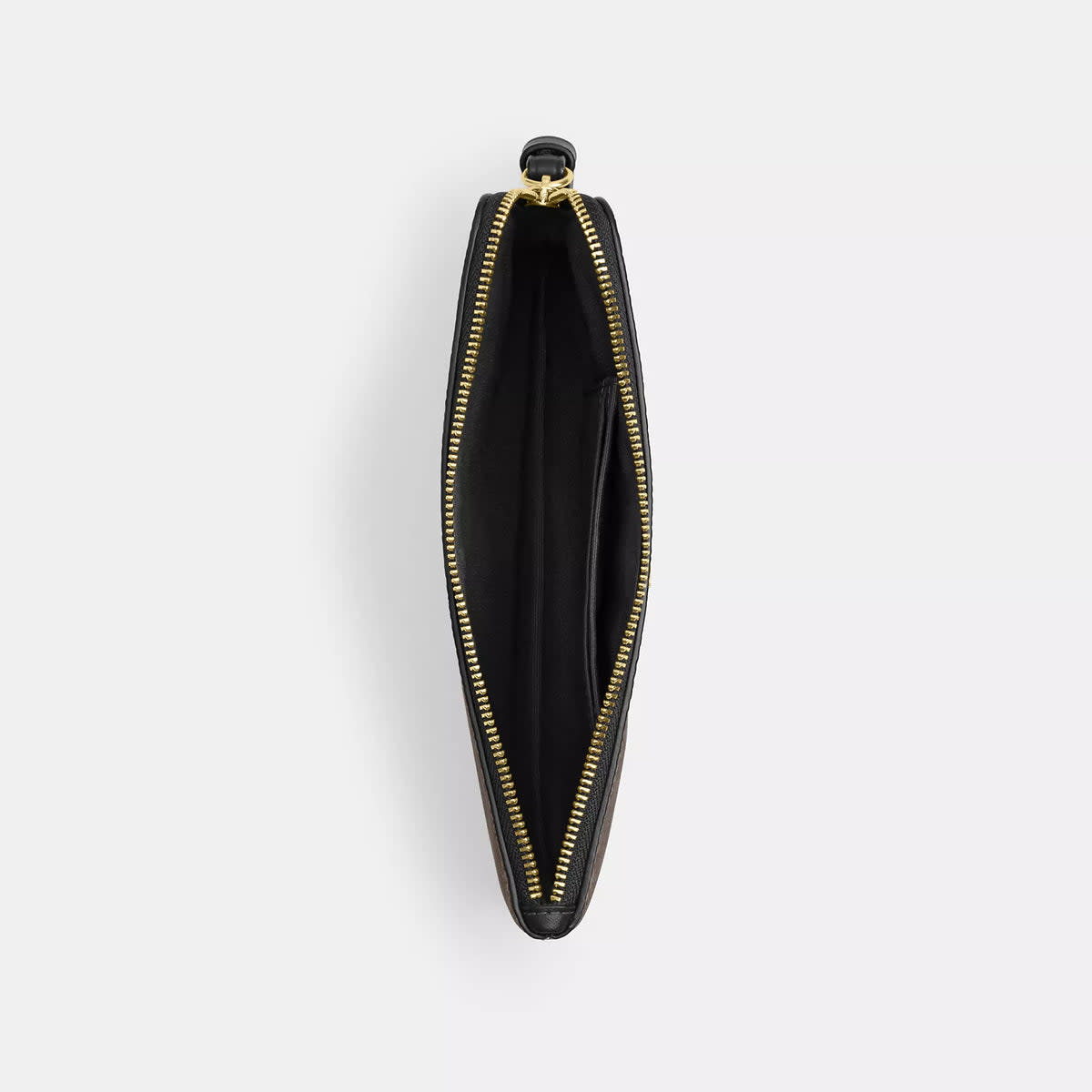 Large Corner Zip Wristlet In Signature Canvas 4