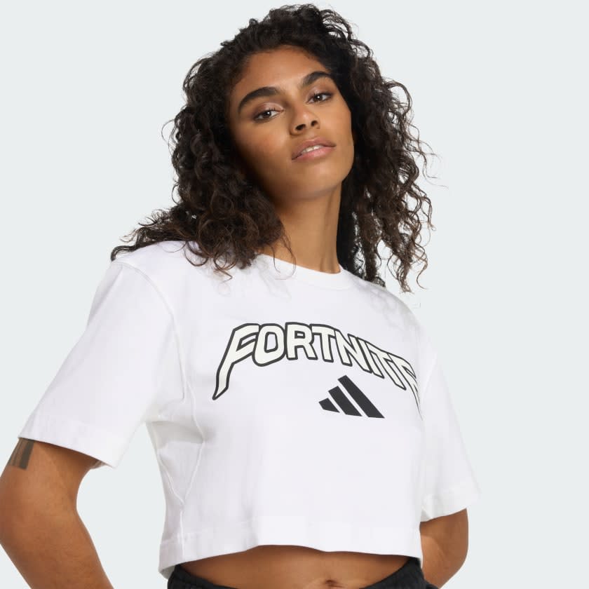 Adidas x Fortnite Crop Tee Women 4