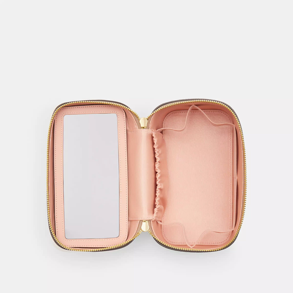 Cosmetic Case In Signature Canvas With Floral Print 2