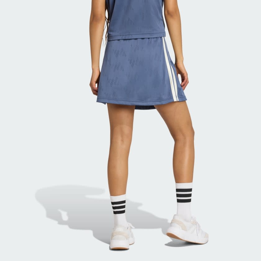 Adidas Stadium 3-Stripes Tennis Inspired Jacquard Skirt With Short Women 2