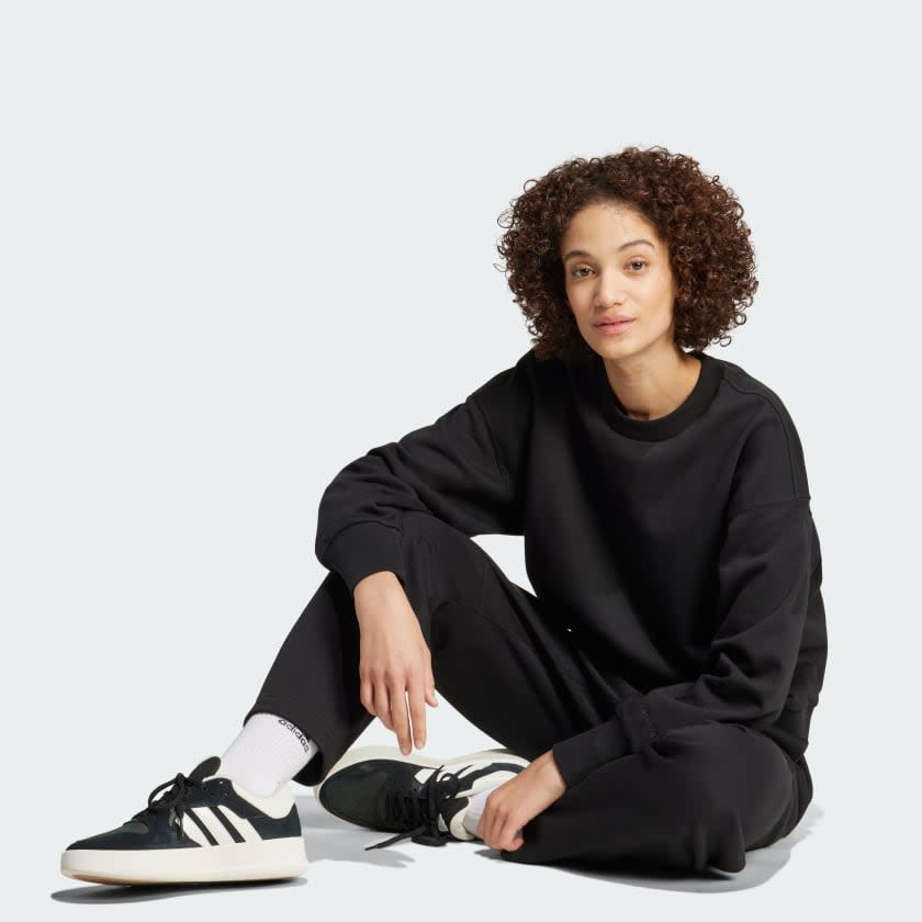 Adidas ALL SZN Fleece Loose Sweatshirt Women 3