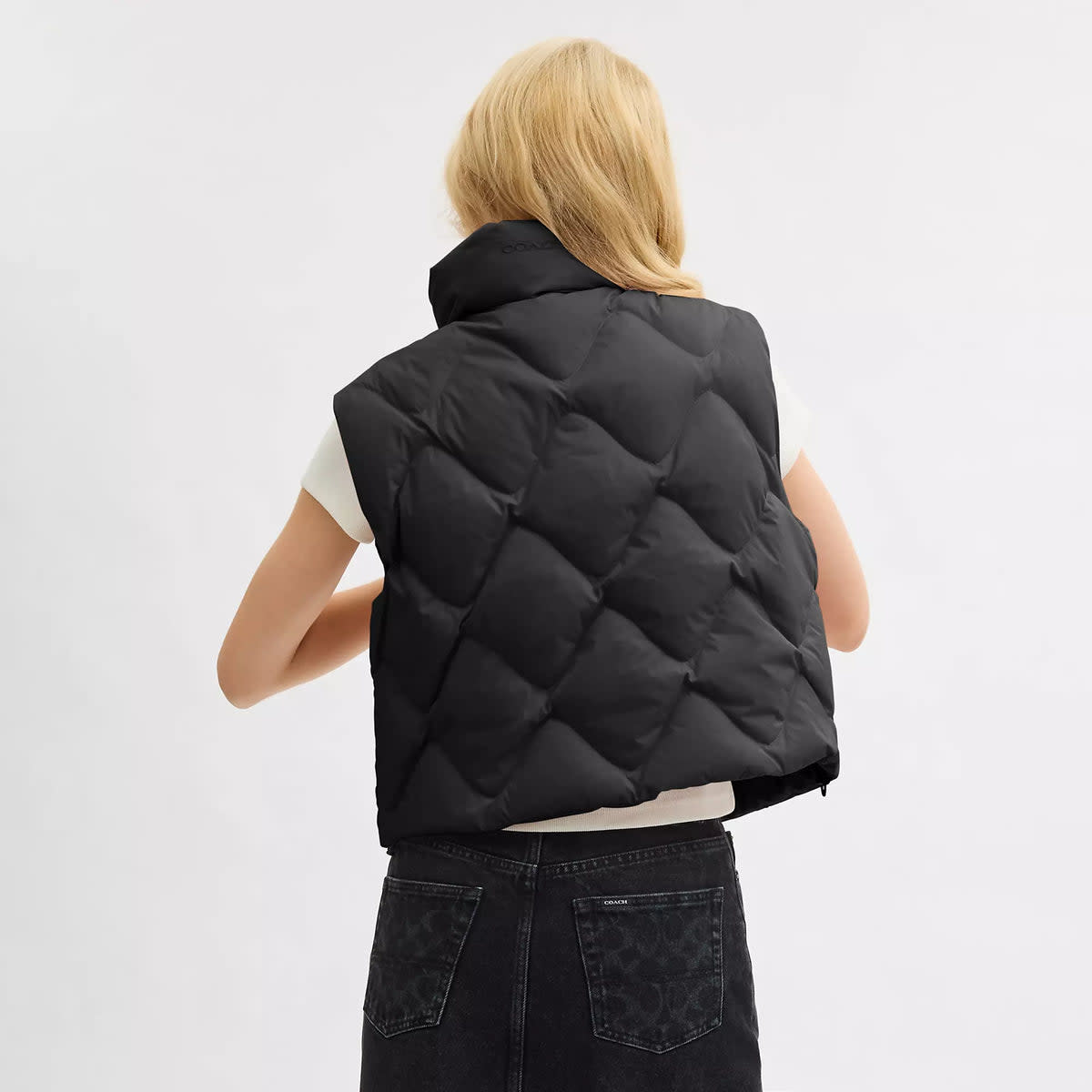 Quilted Vest In Recycled Polyamide 3