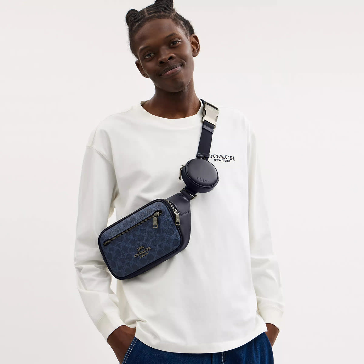 Elias Belt Bag In Signature Canvas 5
