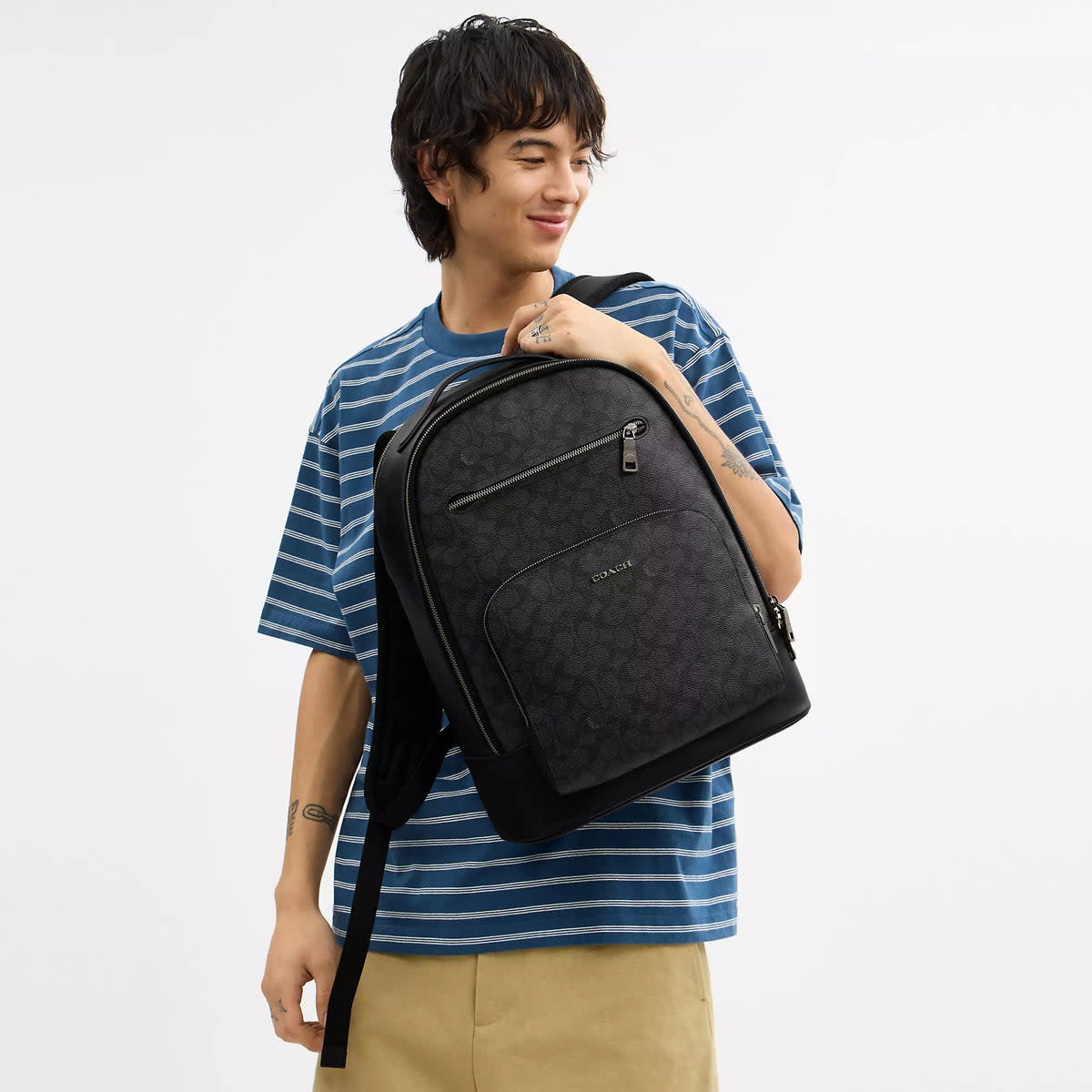 Ethan Backpack In Signature Canvas 4