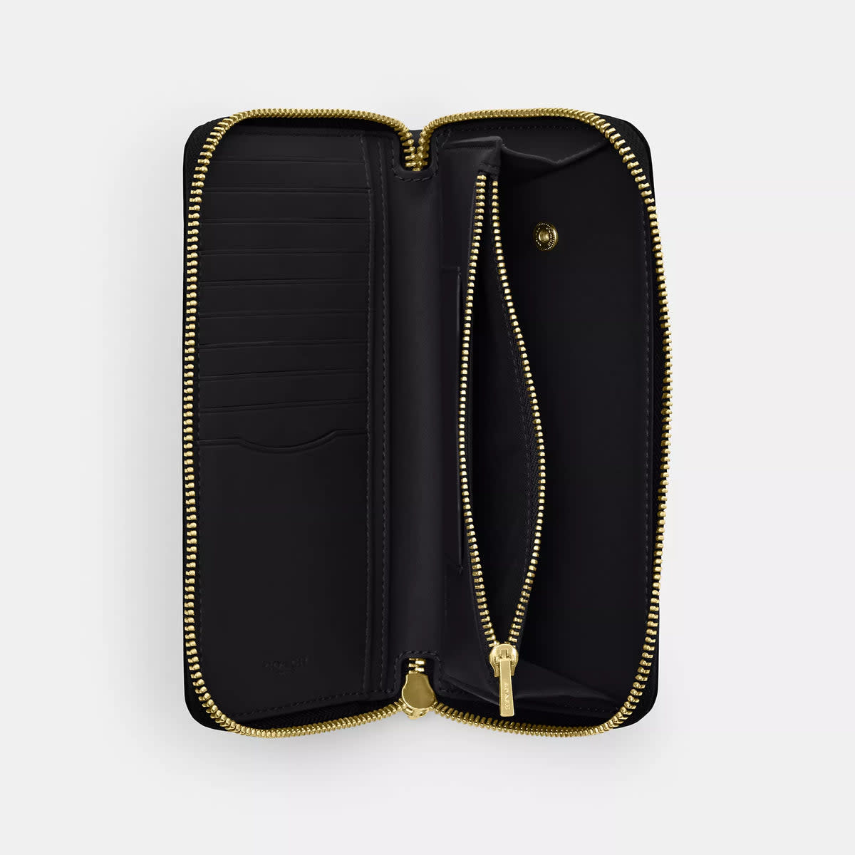 Long Zip Around Wallet With Detachable Card Case 4