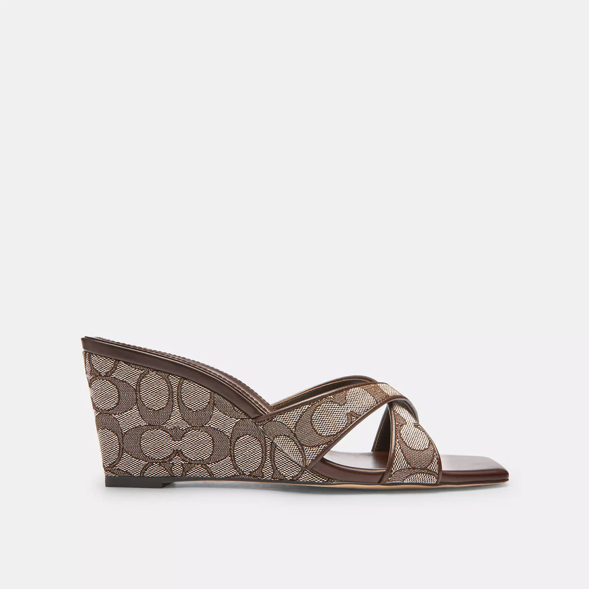 Wedge Sandal In Signature Jacquard 4