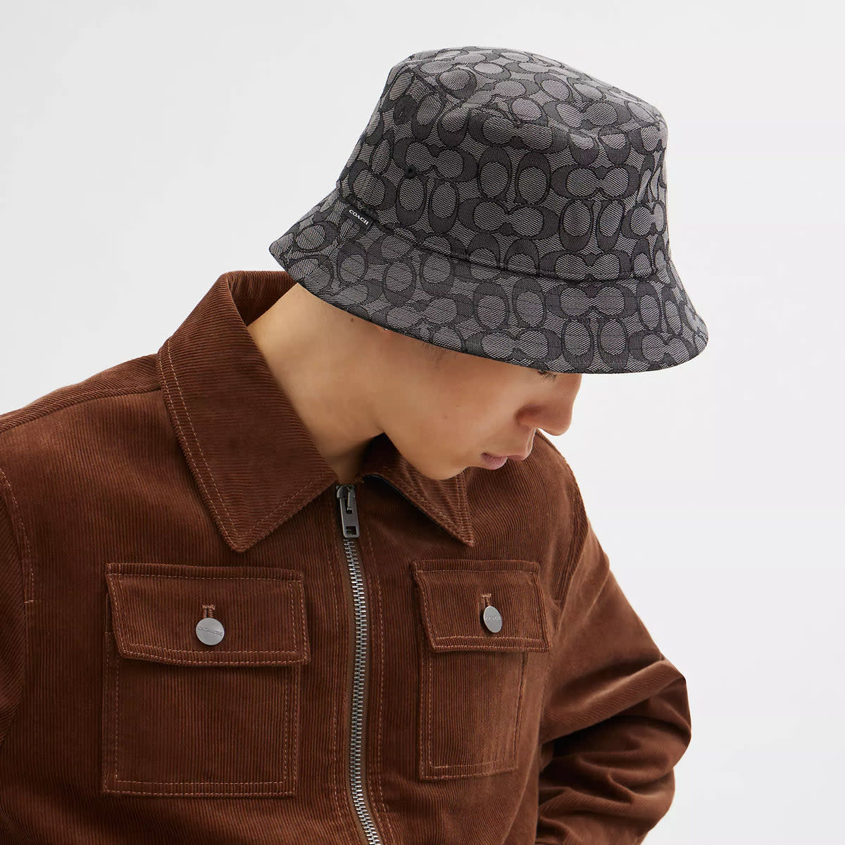 Signature Jacquard Bucket Hat 2