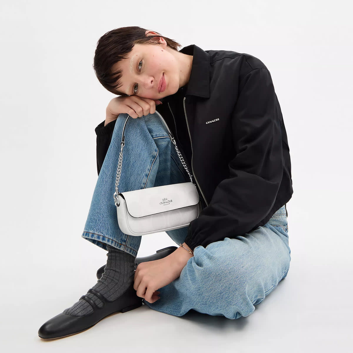 Hailey Flap Bag In Signature Canvas 4