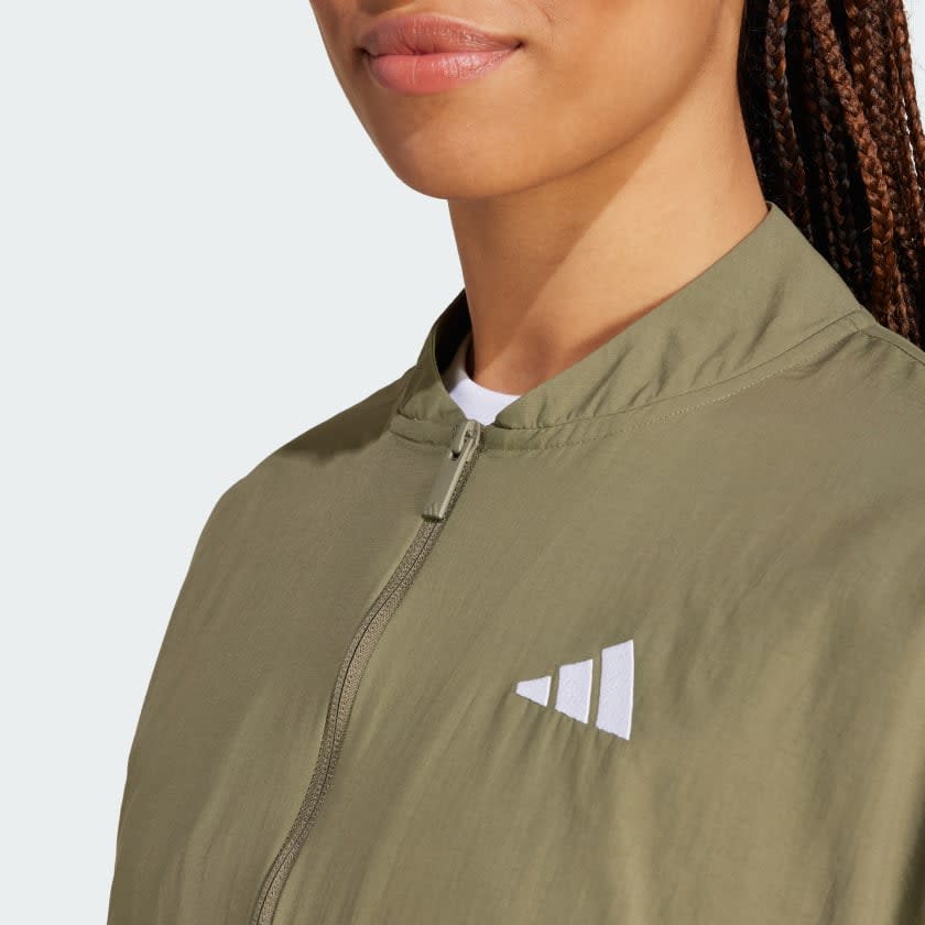 Adidas Essentials 3-Stripes Lifestyle Woven Bomber Jacket Women 5