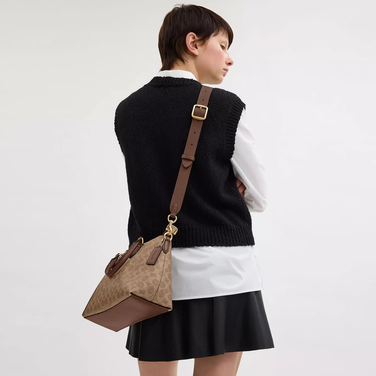 Reversible Strap In Signature Canvas 2