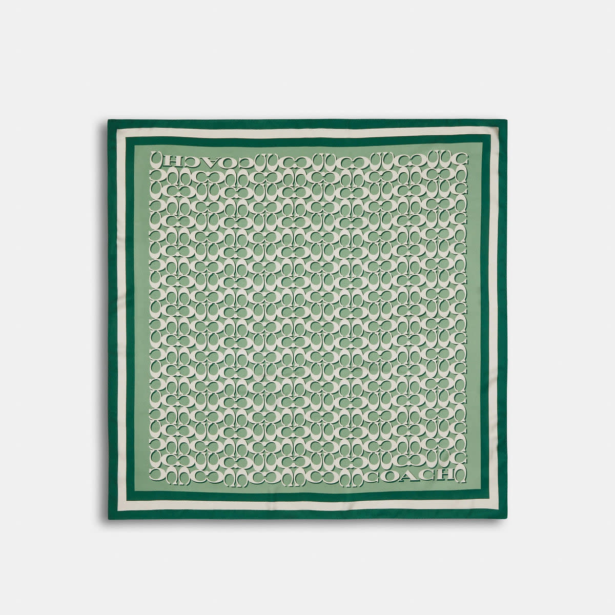 Signature Print Silk Square Scarf 3