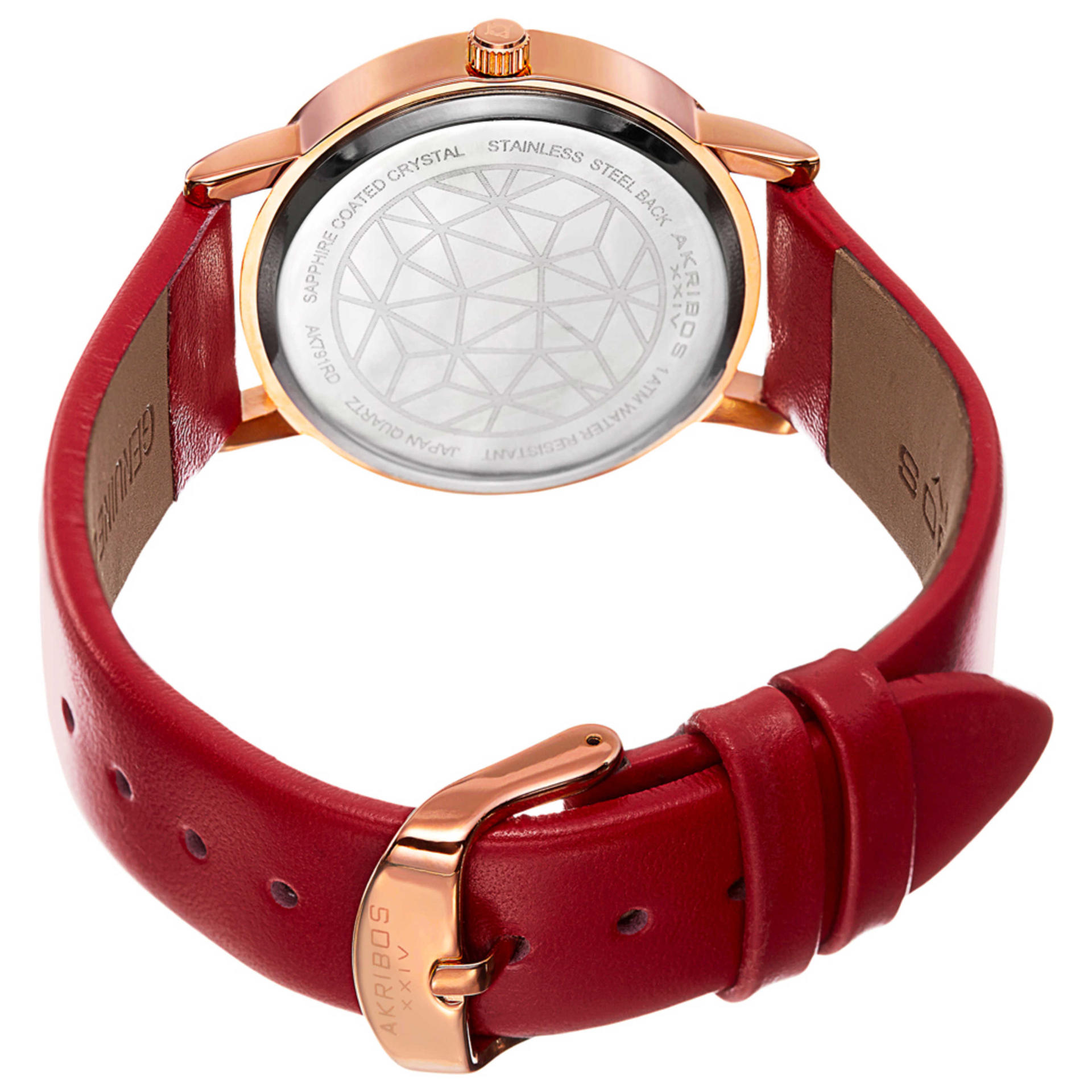 Akribos Xxiv Women's Watch AK791RD 2