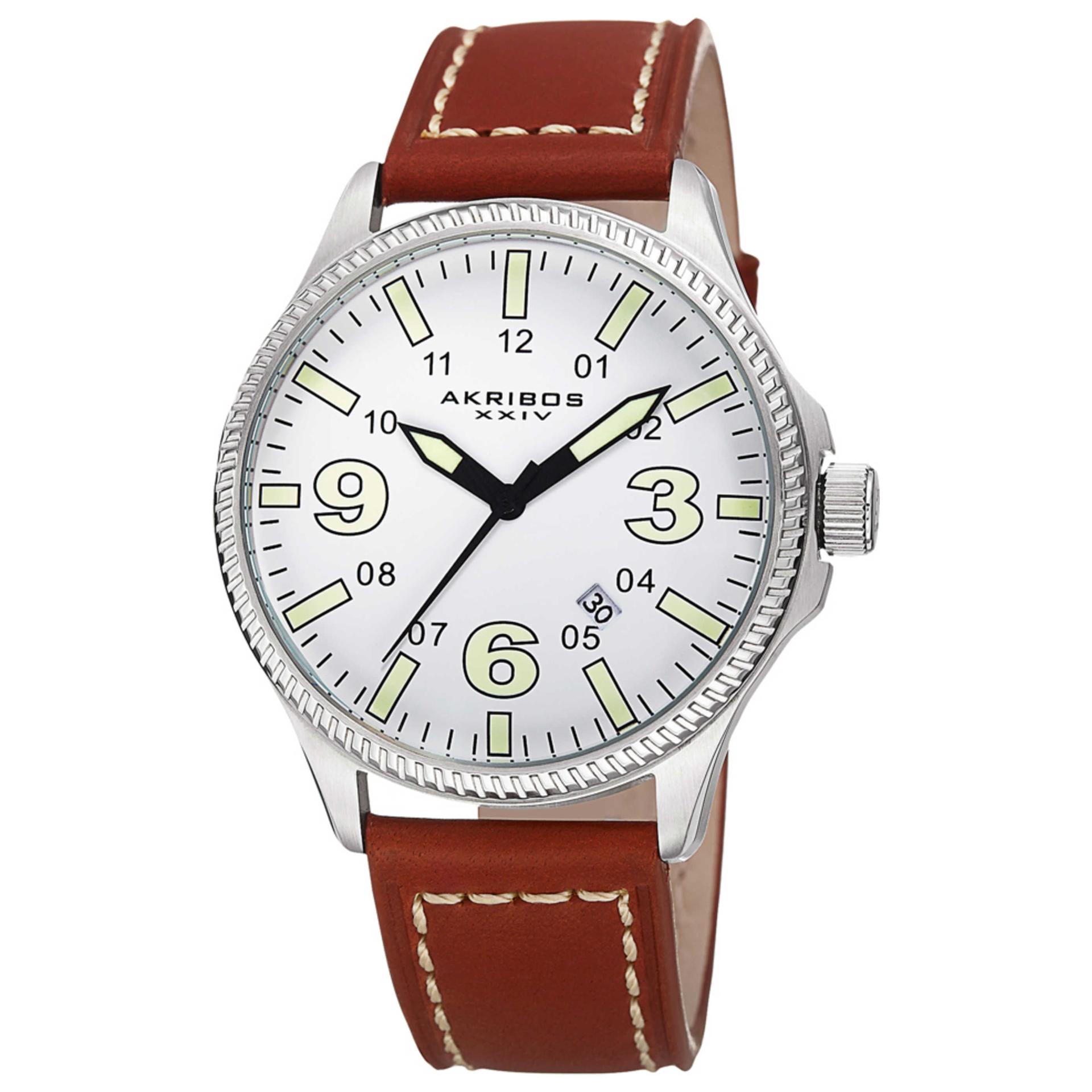 Akribos Xxiv Men's Watch AK833SSBR