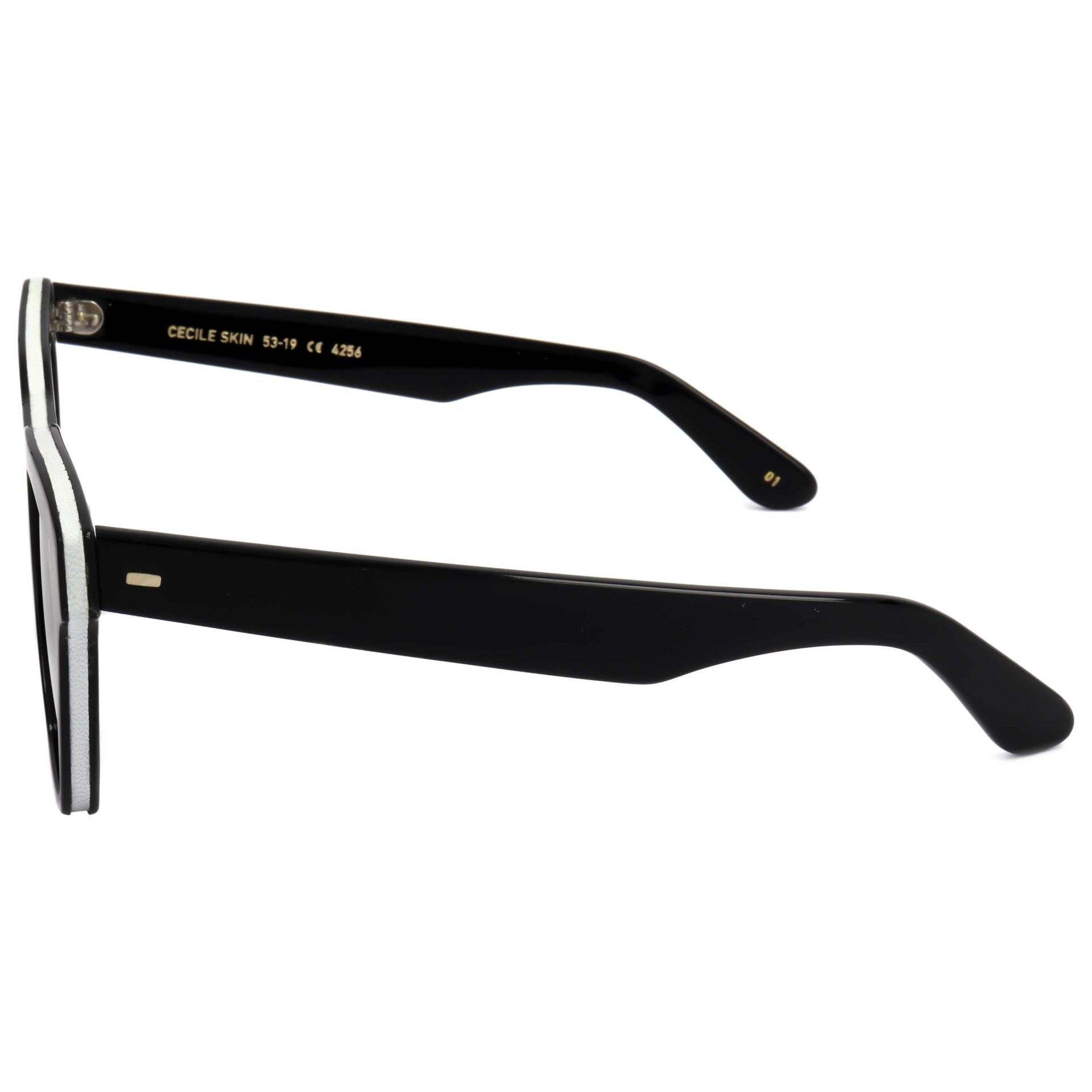 L.G.R. Women's Sunglasses CECILE-SKIN-BLK-53 2