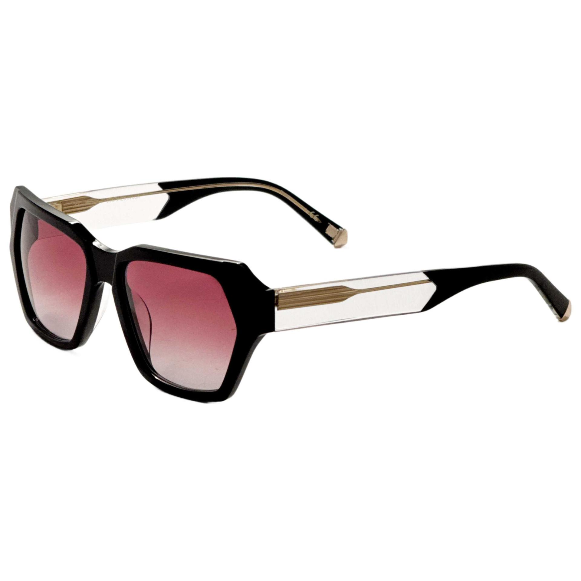 Kate Young Women's Sunglasses K575-BLK-55