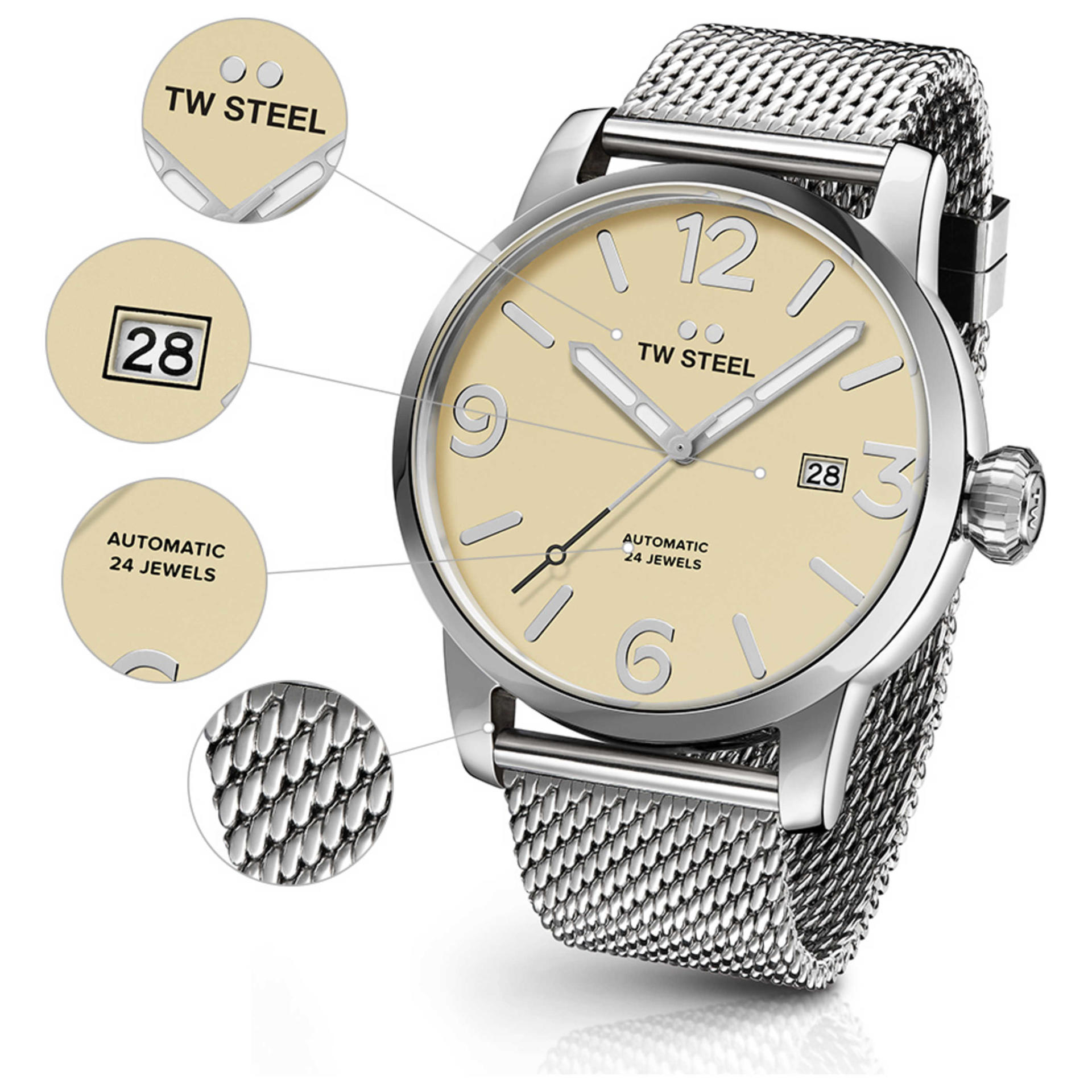 TW Steel Men's Watch TWS-MB6 5