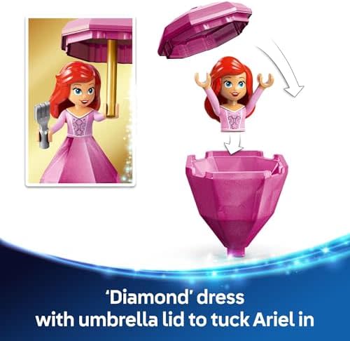 LEGO Disney Princess Twirling Ariel Toy - Building Toy for Kids, Girls and Boys, Ages 5+ - Little Mermaid Toy for Fans of Movie - Ariel Doll Gift Idea for Birthdays - 43259 3
