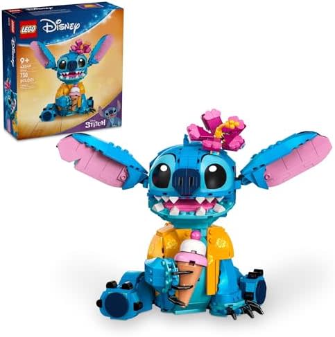 LEGO Disney Stitch Toy Building Kit for Girls & Boys 43249