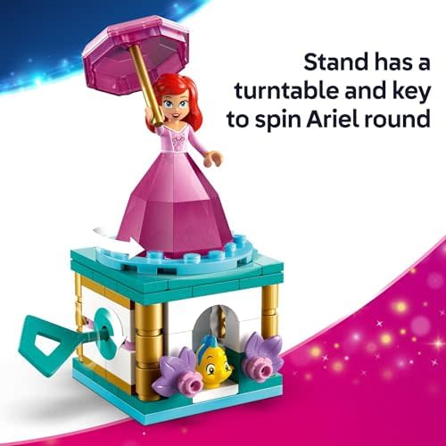 LEGO Disney Princess Twirling Ariel Toy - Building Toy for Kids, Girls and Boys, Ages 5+ - Little Mermaid Toy for Fans of Movie - Ariel Doll Gift Idea for Birthdays - 43259 4