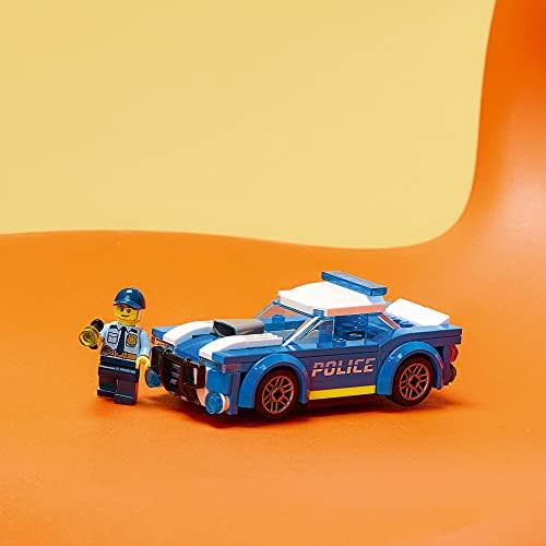 LEGO City Police Car Toy 60312 for Kids 5 Plus Years Old with Officer Minifigure, Small Gift Idea, Adventures Series, Car Chase Building Set 4