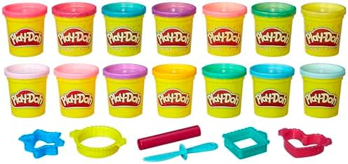 Play-Doh Sparkle and Bright 14 Pack, Non-Toxic Modeling Compound, 3-Oz Cans, Back to School Classroom Supplies, Preschool Toys, Ages 3+ (Amazon Exclusive) 2