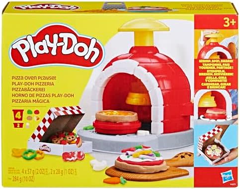 Play-Doh Kitchen Creations Pizza Oven Playset with 6 Cans & 8 Accessories, Back to School Classroom Supplies, Play Food & Cooking Toys, Preschool Toys, Ages 3+ 2