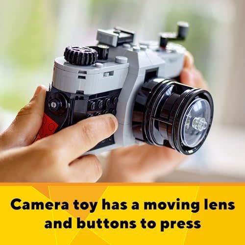 Lego Creator 3 in 1 Retro Camera Toy, Transforms from Toy Camera to Retro Video Camera to Retro TV Set, Photography Gift for Boys and Girls Ages 8 Years Old and Up Who Enjoy Creative Play, 31147 4