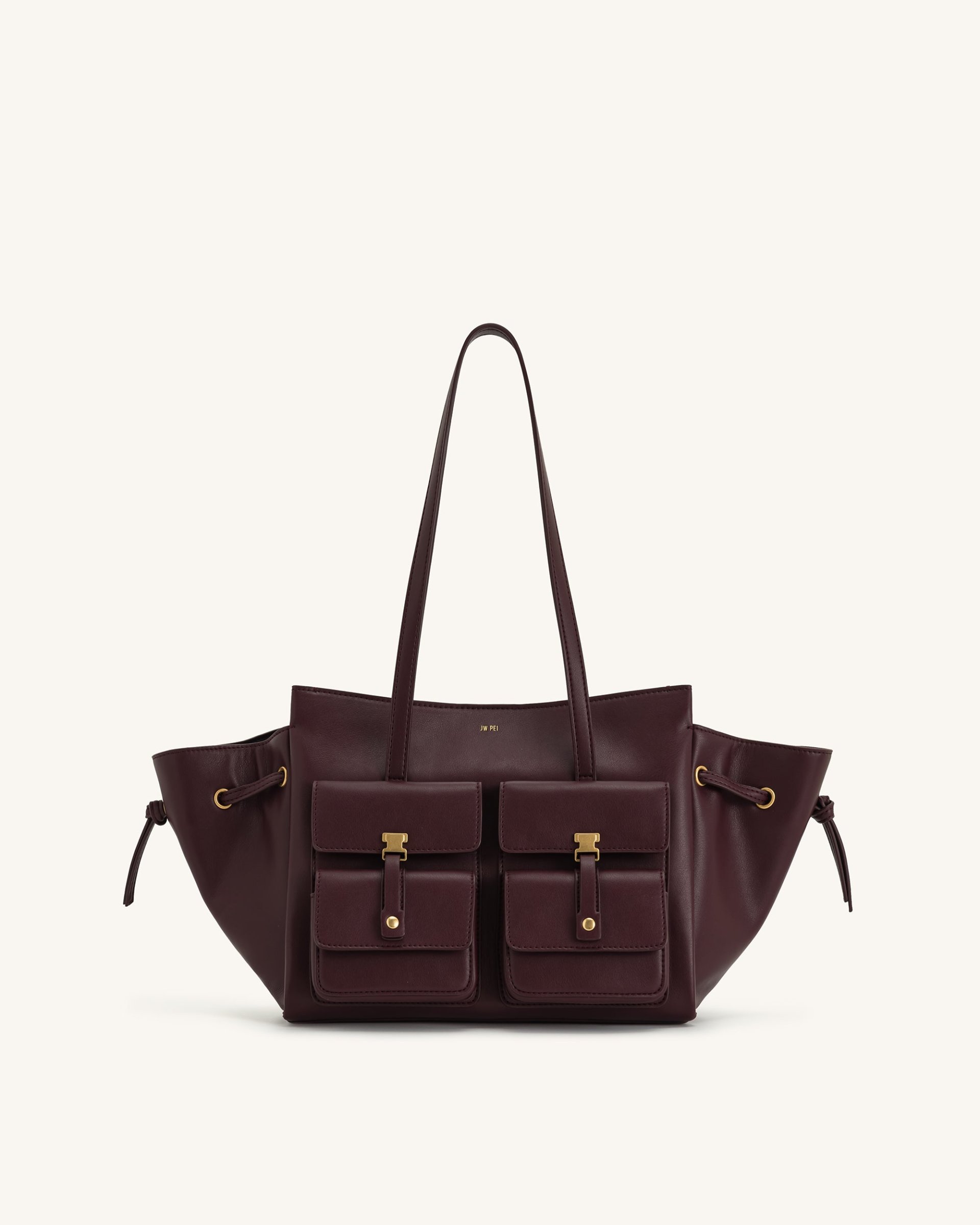 Linda Tote Bag - Deep Burgundy