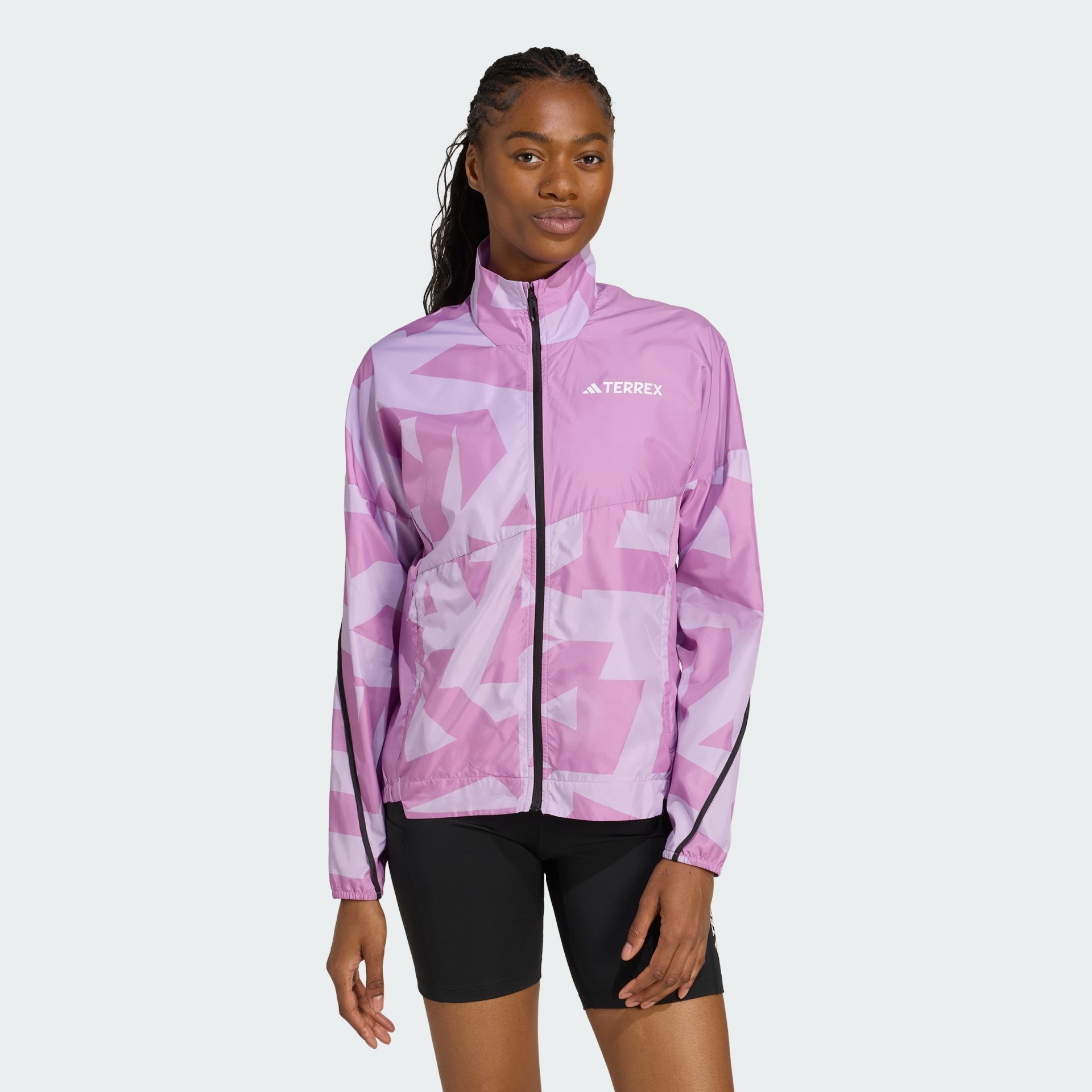 Adidas Terrex Multi Printed Wind Jacket Women