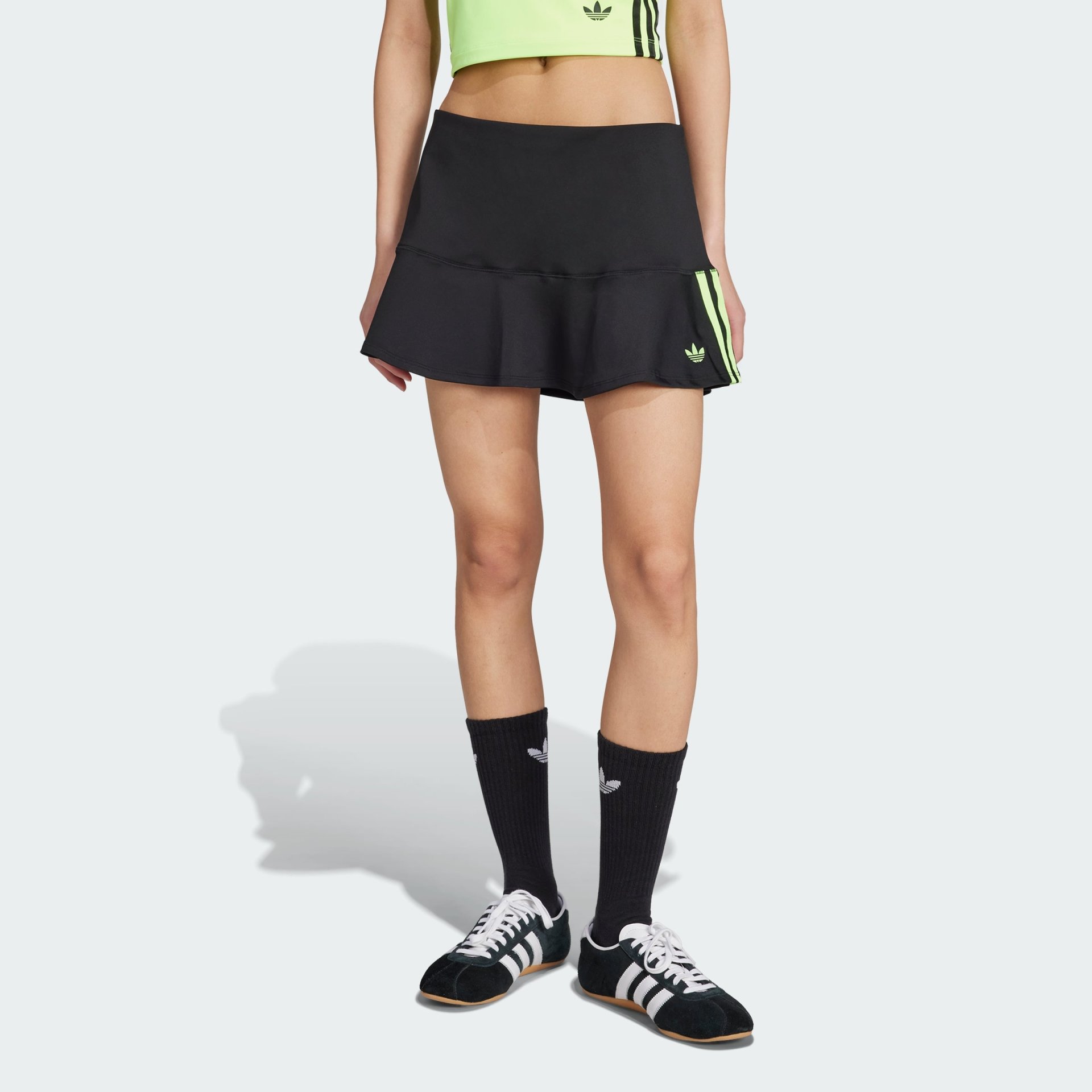 Adidas Adicolor Interlock 3-Stripes Mini Skirt Women