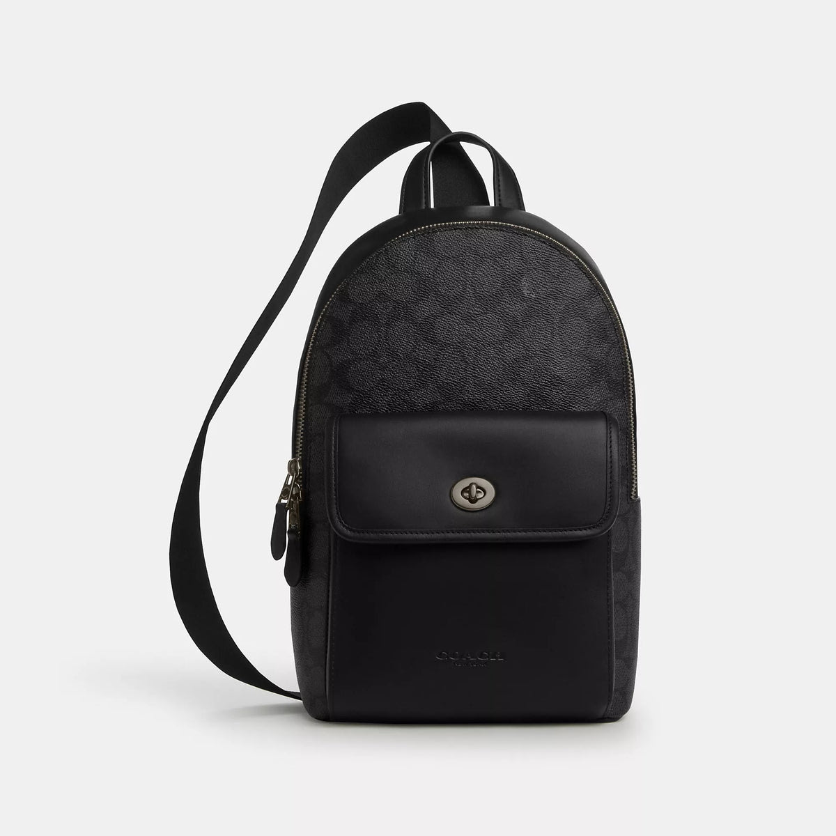 Turnlock Sling Pack In Signature Canvas