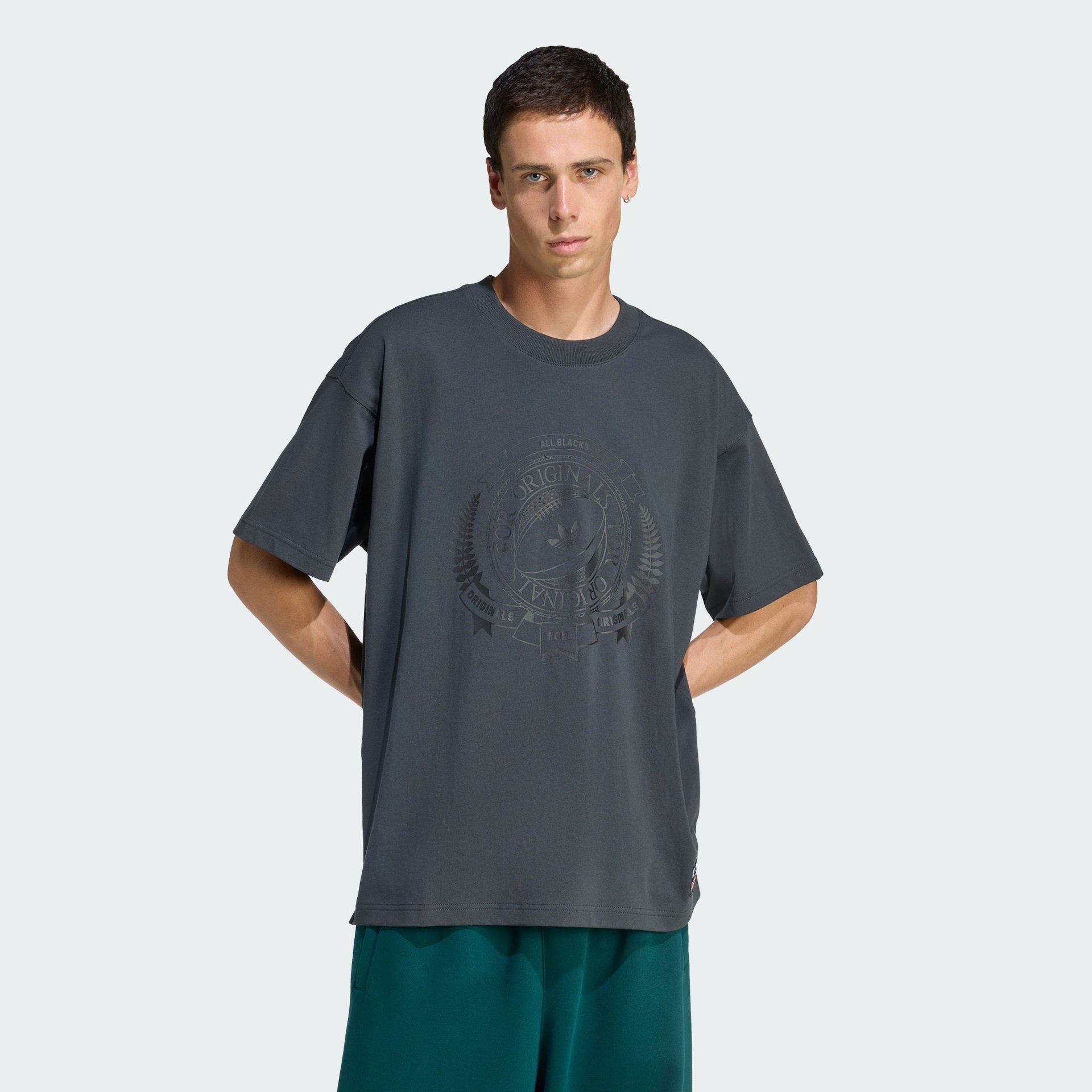 Adidas ORIGINALS & ALL BLACKS LOOSE GRAPHIC SS TEE Men