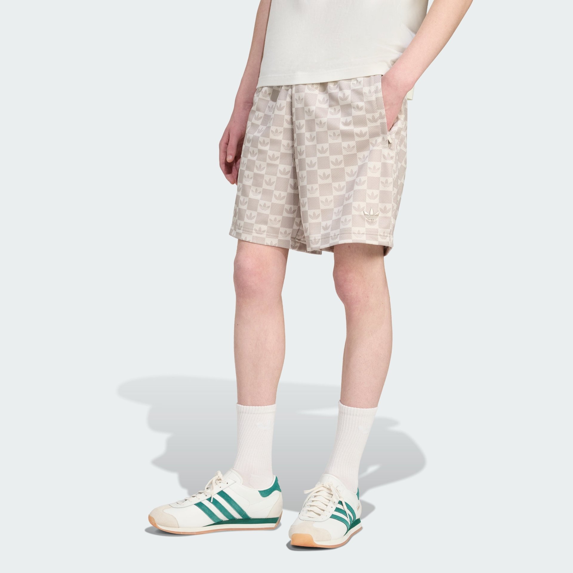 Adidas Monogram Regular Mesh Shorts Men