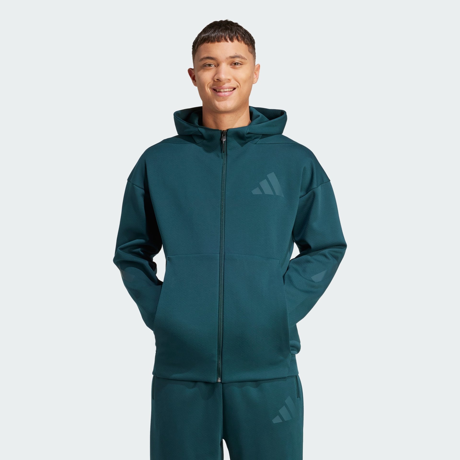 Adidas Z.N.E. Full-Zip Hooded Track Jacket Men