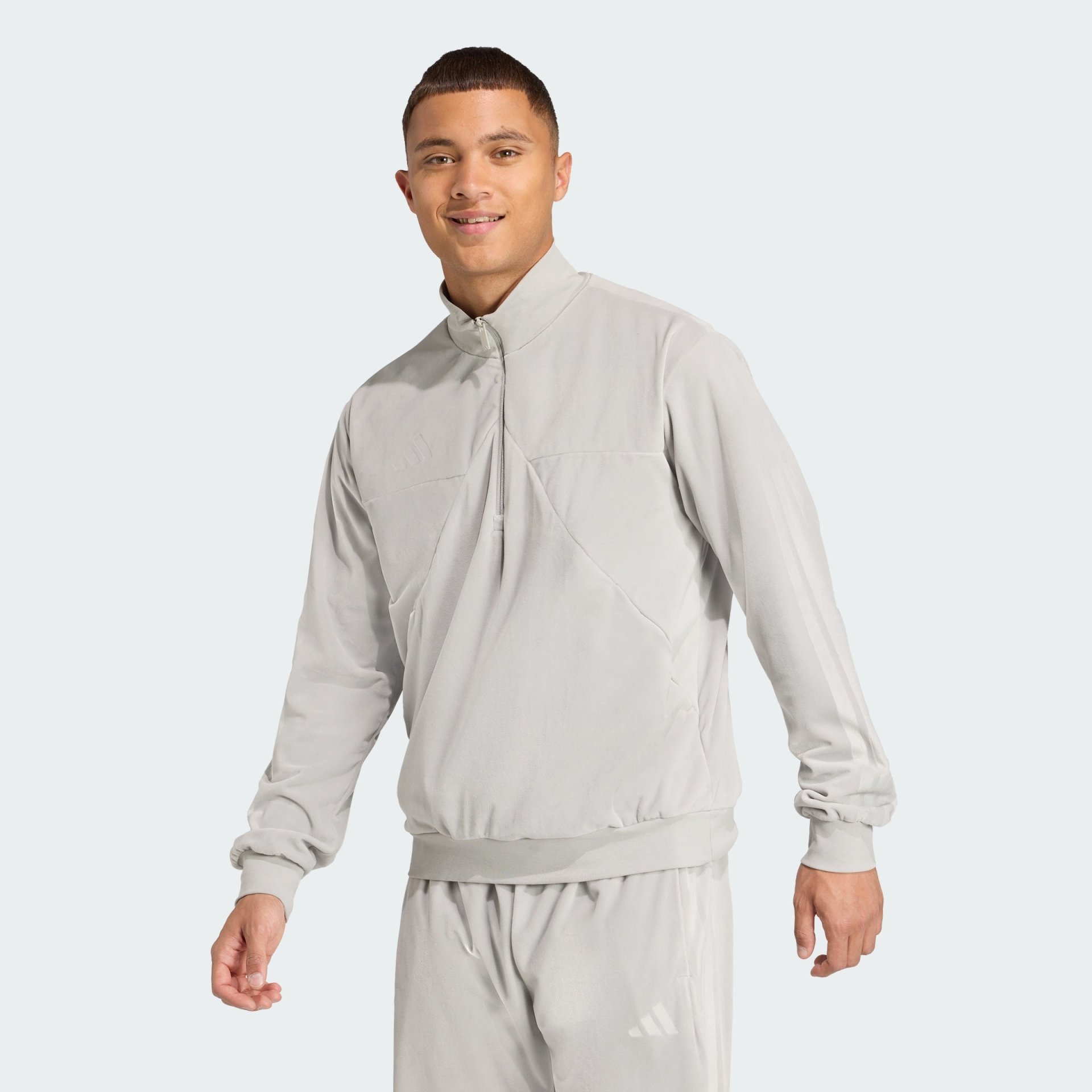 Adidas VELOUR HALF ZIP Track Top Men