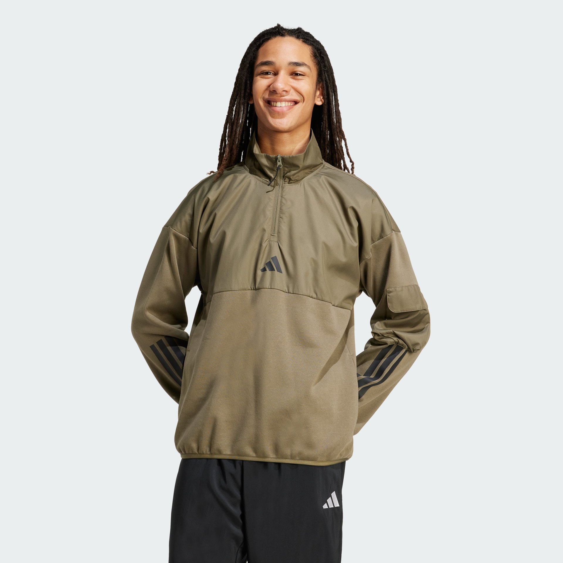 Adidas City Tech Utility Half-Zip Sweatshirt Men
