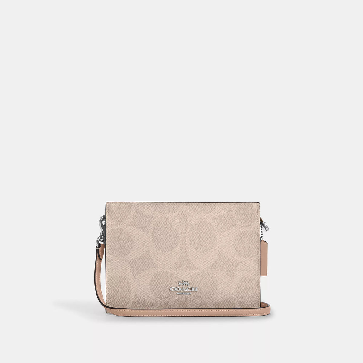 Slim Crossbody Bag In Signature Canvas