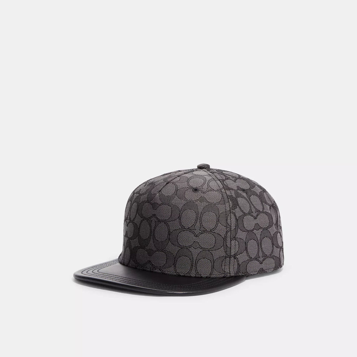 Signature Jacquard Flat Brim Hat