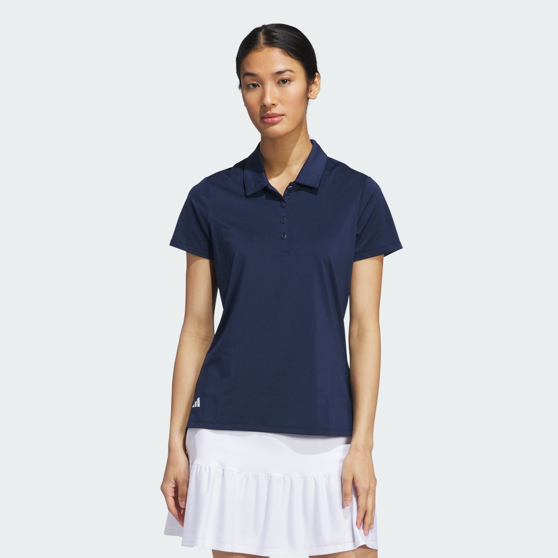 Adidas Ultimate365 Solid Short Sleeve Polo Shirt Women