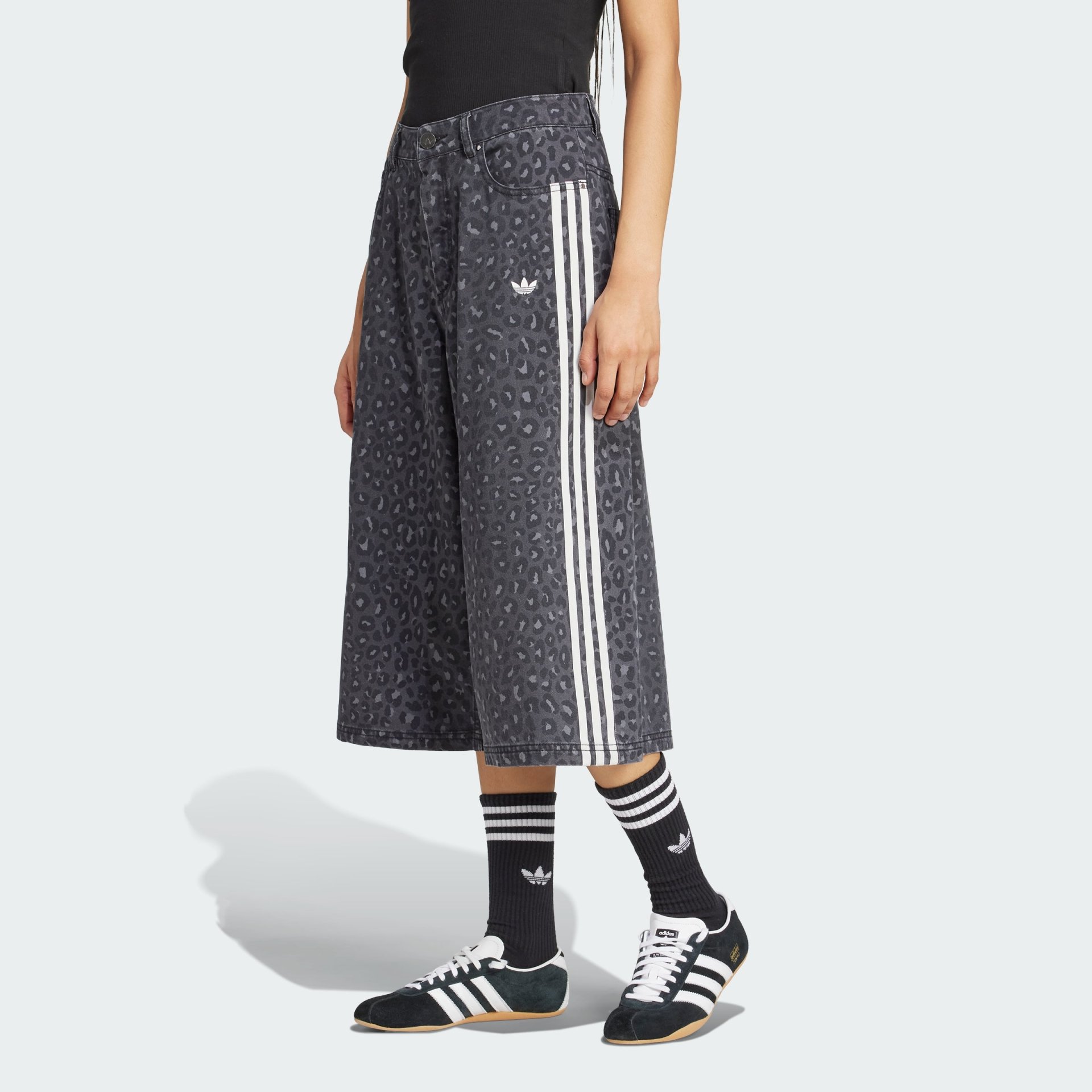 Adidas Originals Denim Bermuda Shorts Women