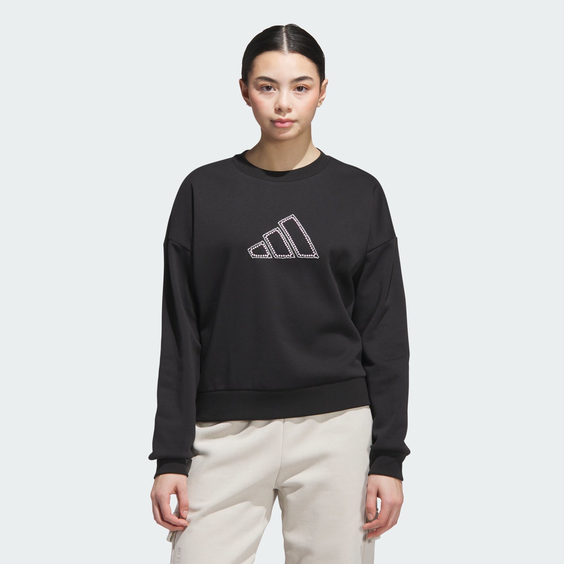 Adidas Seasonal Essentials Pearls Graphic Sweatshirt Women