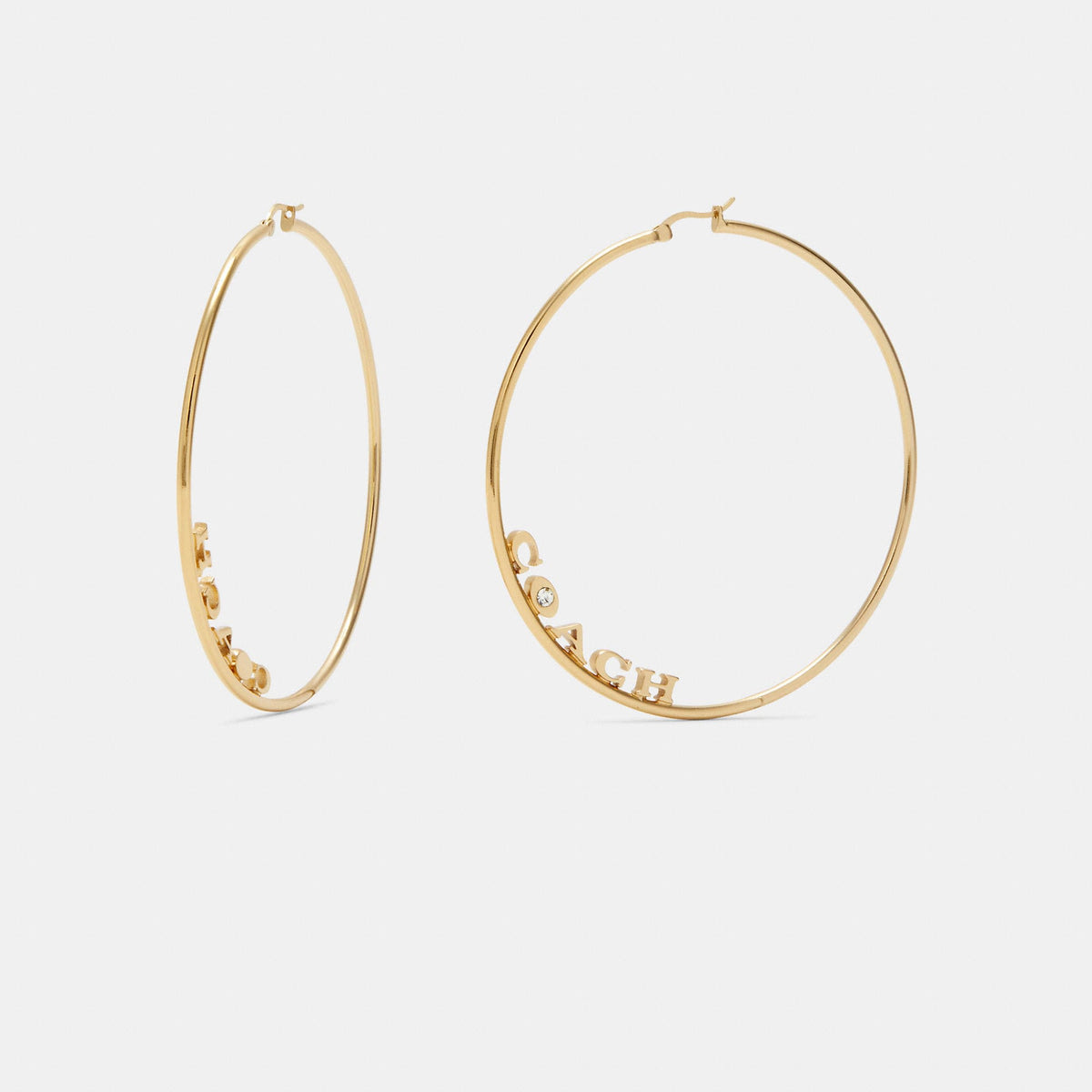Signature Large Hoop Earrings